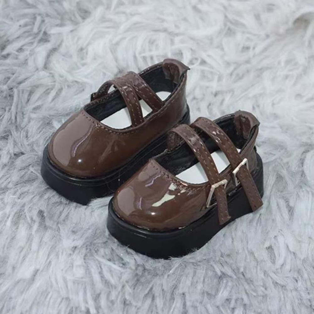 Heightened Thick Sole Bjd Leather Shoes Mini Shoes 45CM Doll Shoes 1/4 Dolls Shoes  Diy Toys