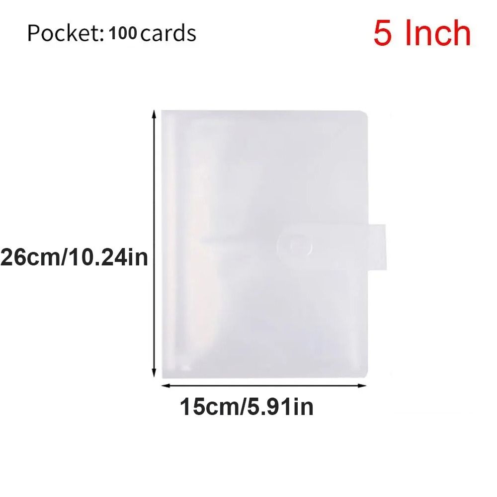 Transparent Picture Card Holder PVC Collect Book New Photocard Holder Idol Star