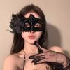 Перо Женская Маскарадная Маска Кружево Цветок Половина Лица Сексуальный Косплей Вечеринка Выпускной Женская Маска Вечеринка Макияж