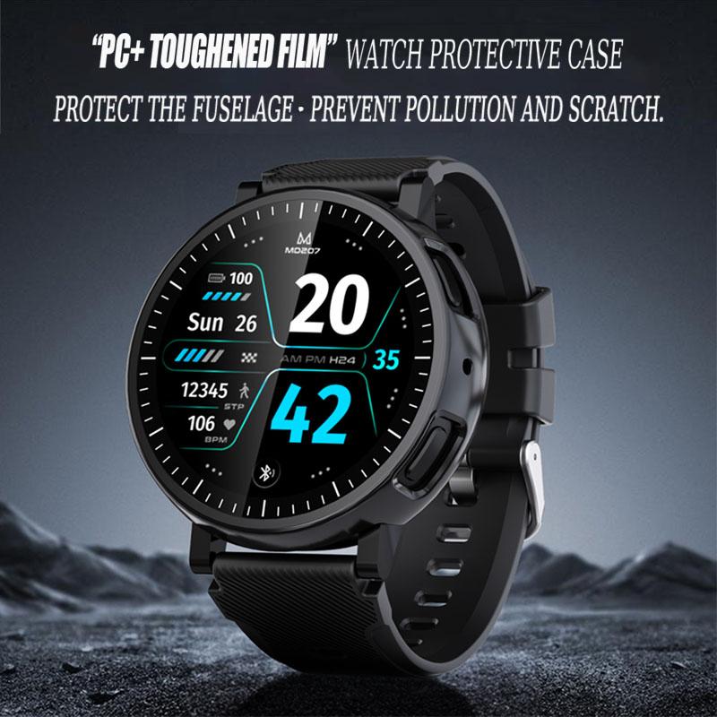 Новый чехол PC/TPU Защитная оболочка Для Amazfit Active Max Стекло высокой четкости Для Amazfit Active Max Интеграция оболочки и мембраны