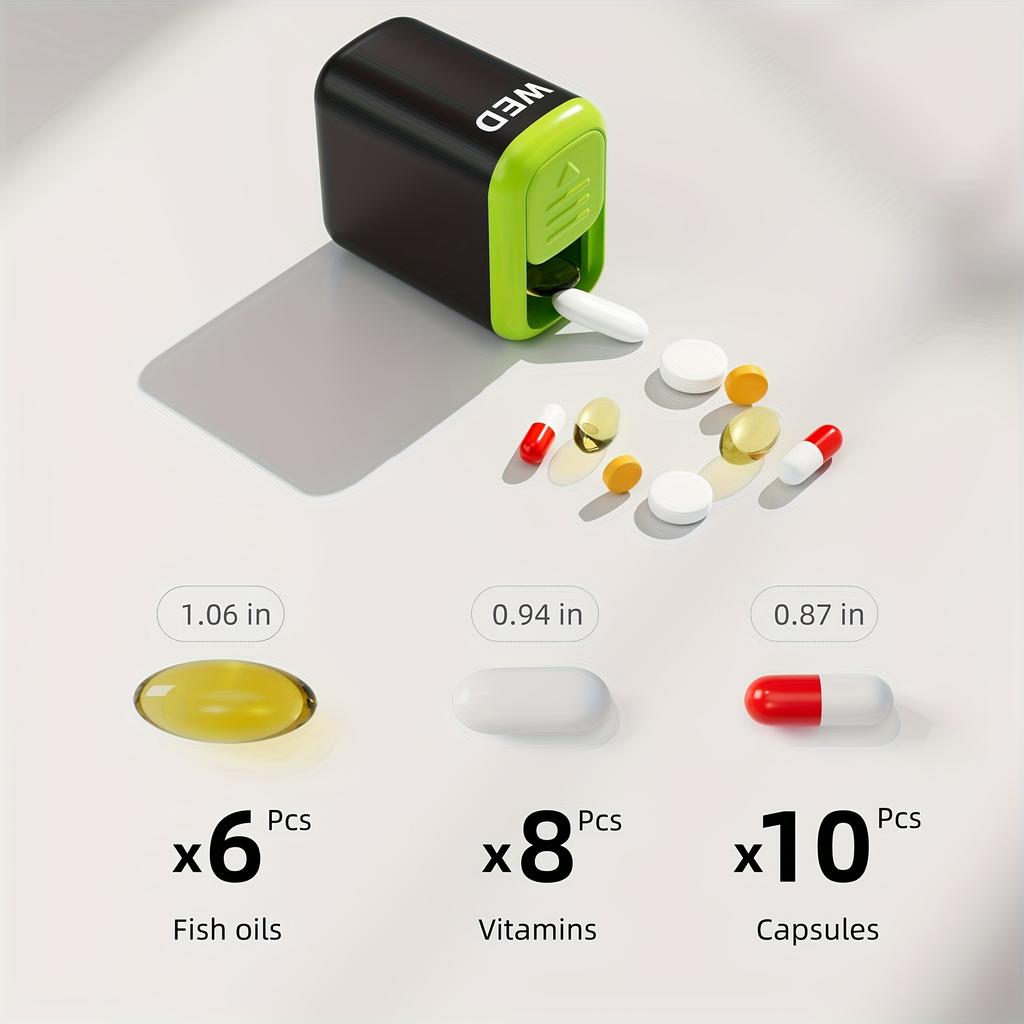 Weekly Pill Organizer - One Time a Day, 7 Day Travel Pill Case, Daily Medicine Organizer, Portable Pill Box