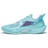 Li Ning Sonic 11 V2 Shock Absorption Non-Slip Low-Top Basketball Shoes Men Sneakers Island-Blue ABAT045-3