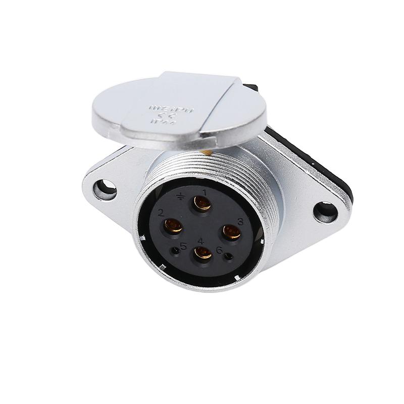 WEIPU WS32 TQ+ZG Waterproof Connector Screw Type Metal Aviation Panel Connectors Male Plug Female Socket 4 6 8 10 12 13 19 Pin