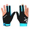 1Pc Fashion Left/Right Hand Unisex 3 Finger Elastic Billiard Snooker Pool Glove