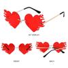 UV400 Protection Flame Love Sun Glasses Rimless Party Favor Eyewear  for Women & Men