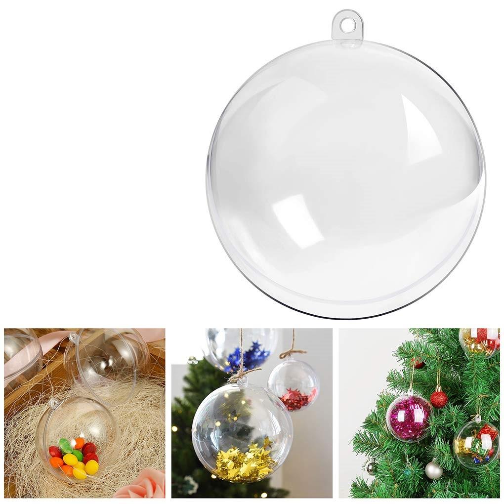 35232-BN ACRYLIC BALL 10cm FULL FOLDABLE BALL BALLS TRANSPARENT PLASTIC