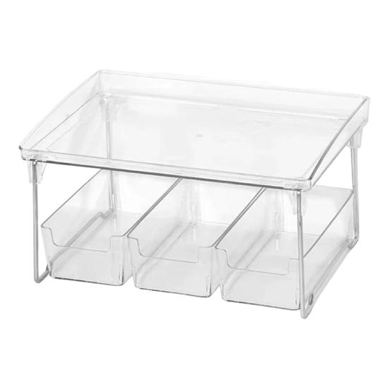 Подстаканник складная конструкция полка для хранения прочная несущая многоцелевая штабелируемая полка для специй шкаф органайзер полка