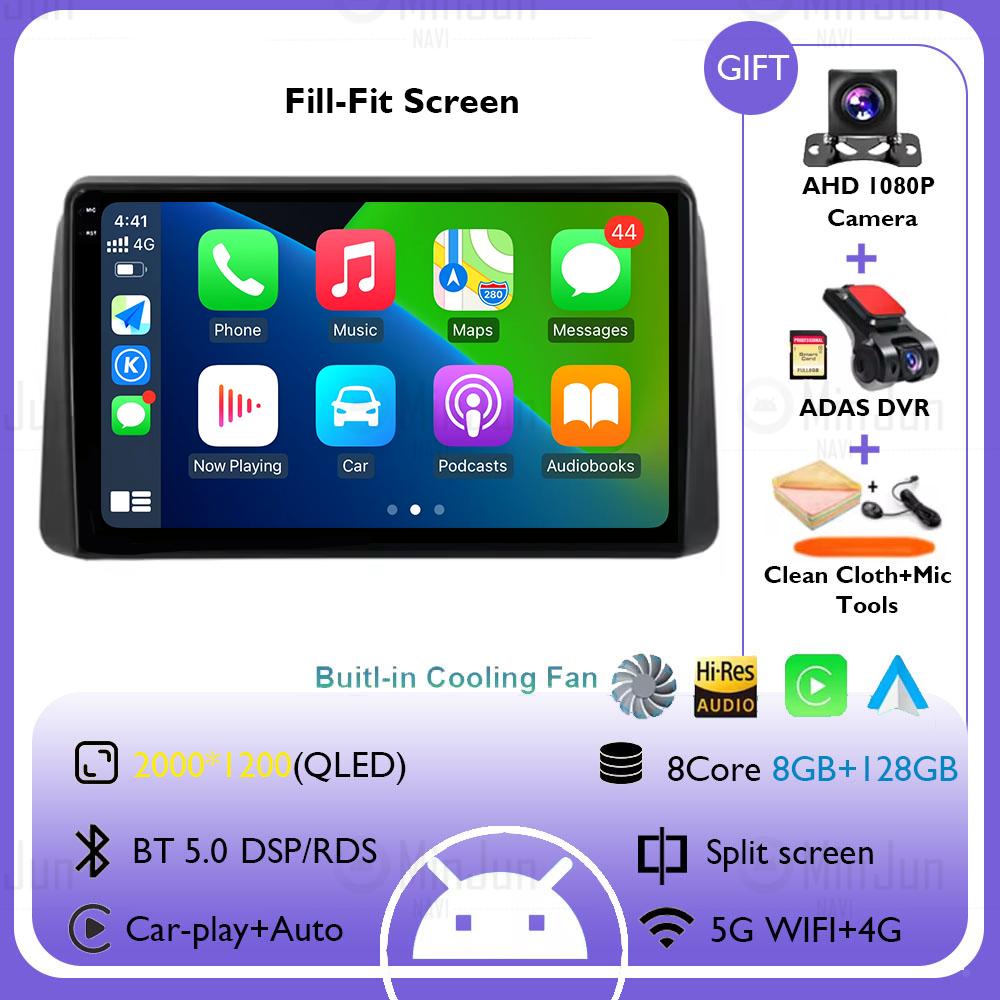 Для Chrysler 2011 - 2015 Grand Voyager 5 Car Radio Android 14 Мультимедиа Беспроводной Carplay Авто Стерео QLED Сенсорный Экран