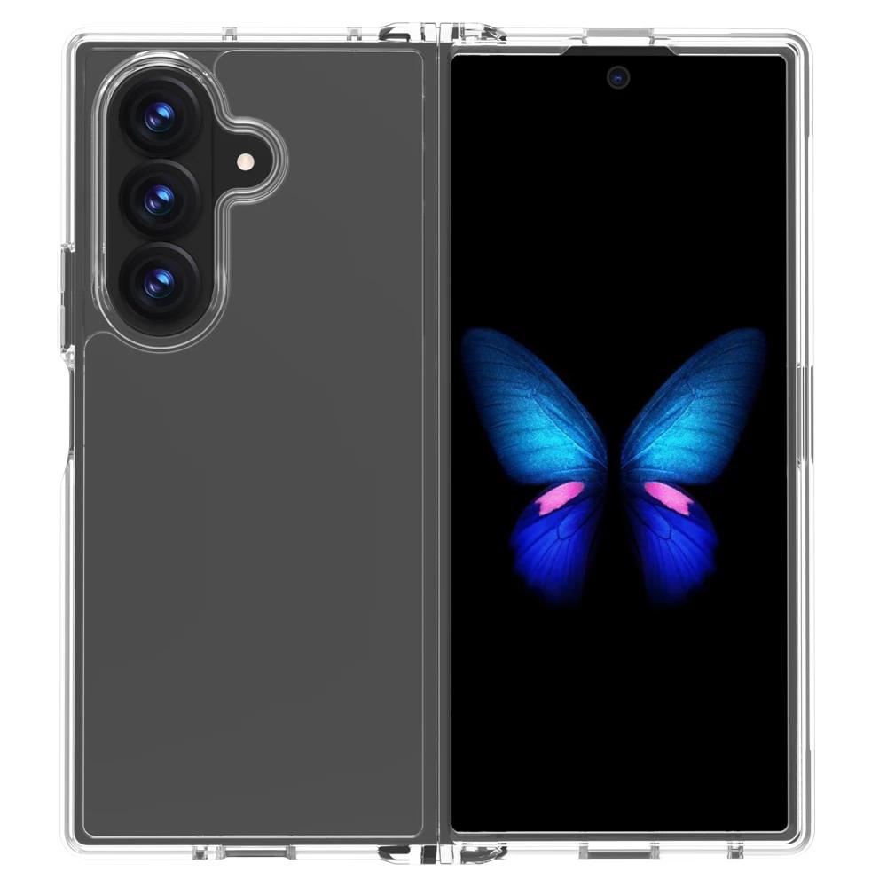 Для Samsung Galaxy Z Fold 7 5G LR Toc Кристально прозрачный чехол ТПУ + Акриловая задняя панель Ультратонкий Защита 360 Задняя крышка