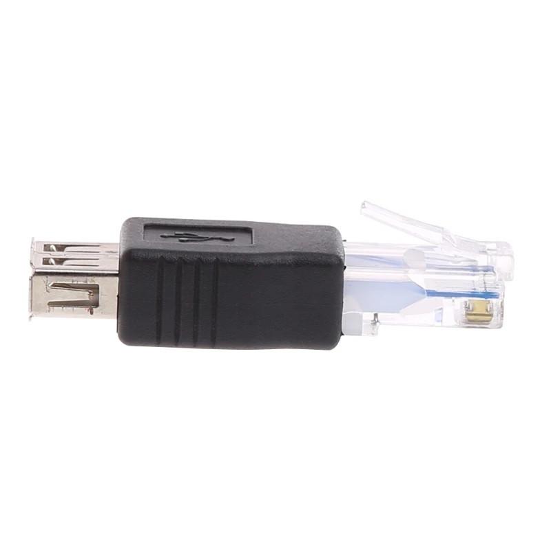 Переходник SUNROZ Ethernet LAN RJ45 - USB 10/100 Mbps для роутера модема (A484180)