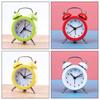 Classic Metal Material Double Bell  Alarm Clock Rural Small Fresh Desktop Alarm Clock Event Holiday Small Gifts Desk Home Decor