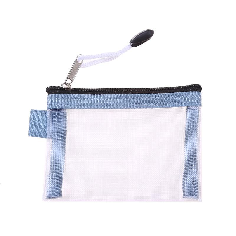 Маленький нейлоновый сетчатый кошелек для монет, сумка для ключей, губной помады, бизнес-держатель для хранения кредитных карт, сумка для денег, наушников, сумка для передачи данных