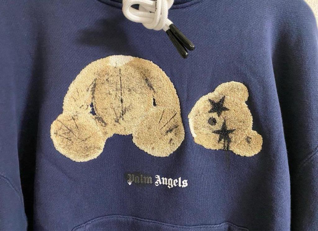 [Б/У] Свитшот с логотипом Palm Angels KILL the BEAR SPRAY