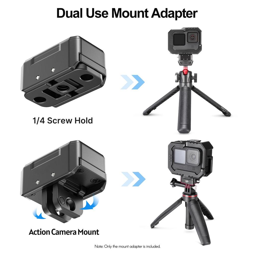 Aluminum Alloy Quick Release Mount Base with Magnetic Action Camera Mount Interface