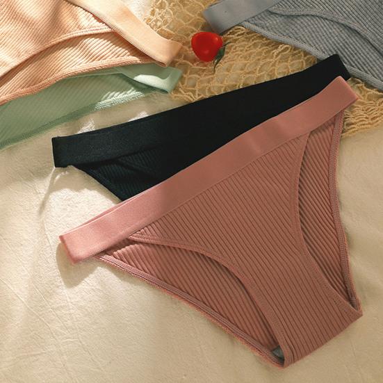Женские сексуальные трусики с низкой посадкой, дышащие