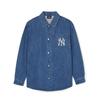Рубашка New York Yankees SS24 Унисекс Синяя 3ADRB0641-50INS
