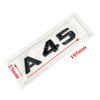 3D ABS Chrome Glossy Black A 45 Logo A45 Emblem Letters NJZW3 Auto Sticker Nameplate Car Trunk Badge For A45 Accessories