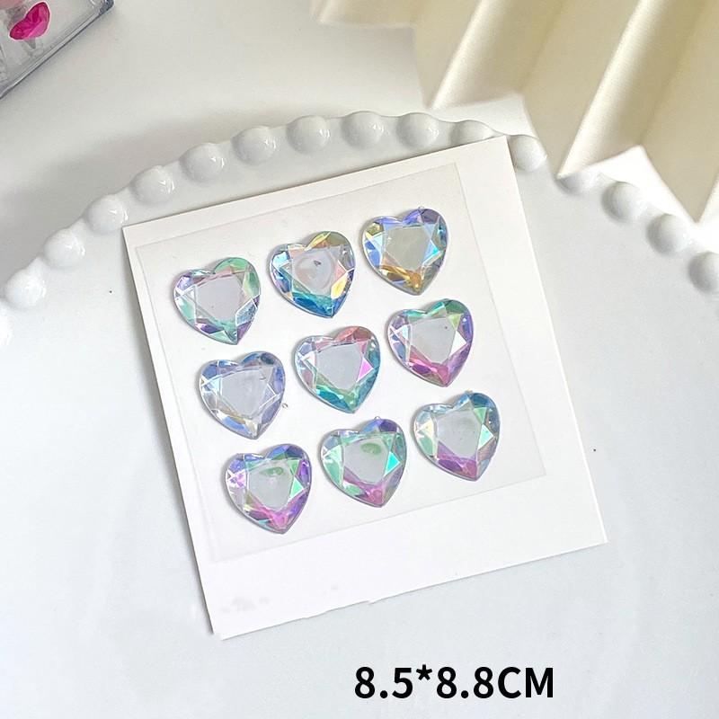 Colored Self-adhesive Rhinestones Sticker Children's Stage Show DIY Face Eye Decoration Acrylic Crystal Diamond Tattoo Sticker