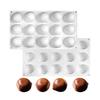 Силиконовая форма для французского муссового торта, 3D принадлежности для выпечки, форма для DIY шоколадного мыла и свечей, 15 ячеек, Китайский каштан