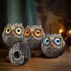 The Wise Watcher of The Felt Lucky Owl Guardian Owl Ornaments  for Poker Enthusiasts