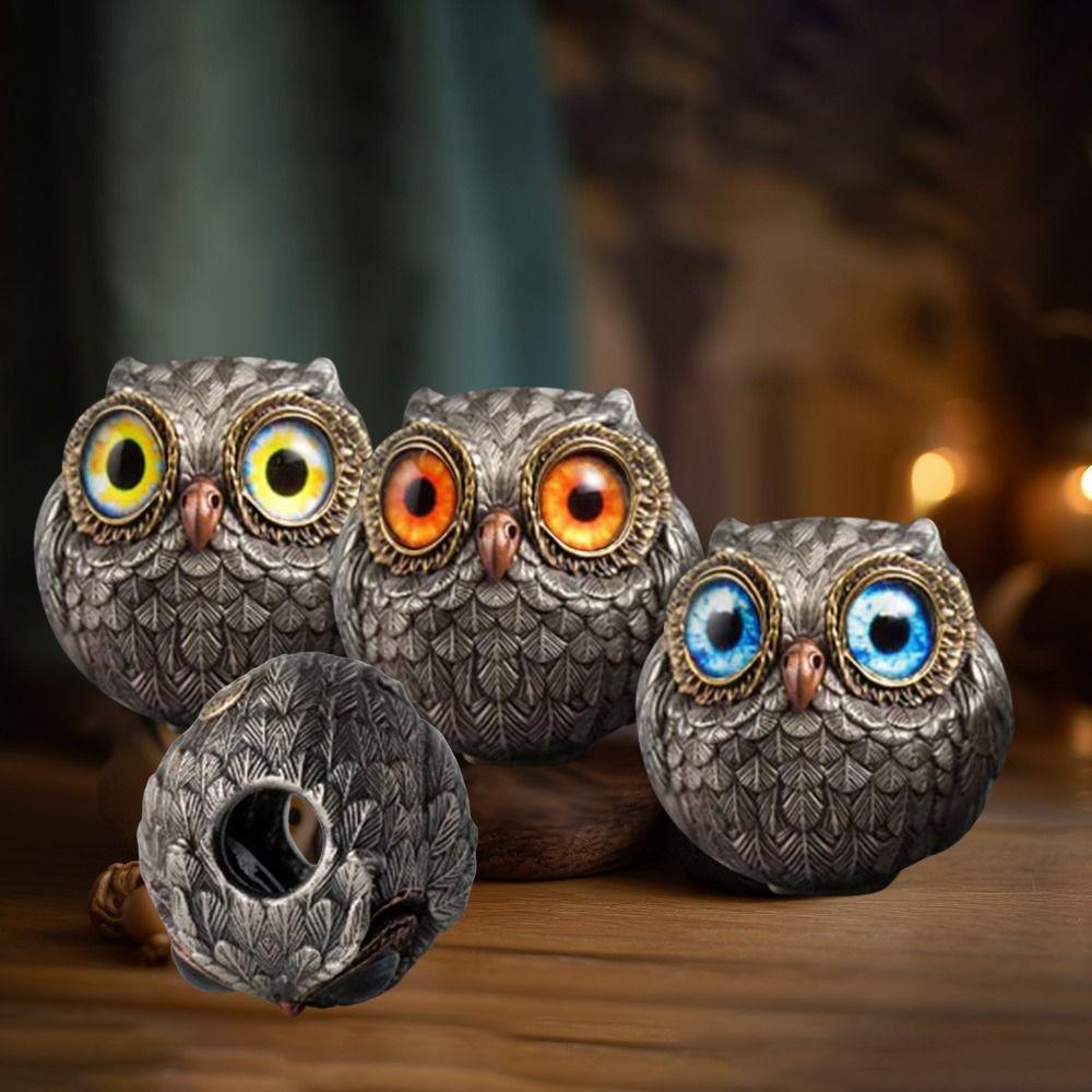 The Wise Watcher of The Felt Lucky Owl Guardian Owl Ornaments for Poker Enthusiasts