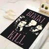 1Pc Bikini Kill Punk Rock Rug, Office Carpet Indoor Outdoor Doormat, Non-Slip, Comfortable, Living, Christmas Halloween,  Xmas Gift G1202