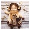 Handmade Waldorf Doll 12" Soft Knitted Dolls Cute Girls Plush Stuffed Toy