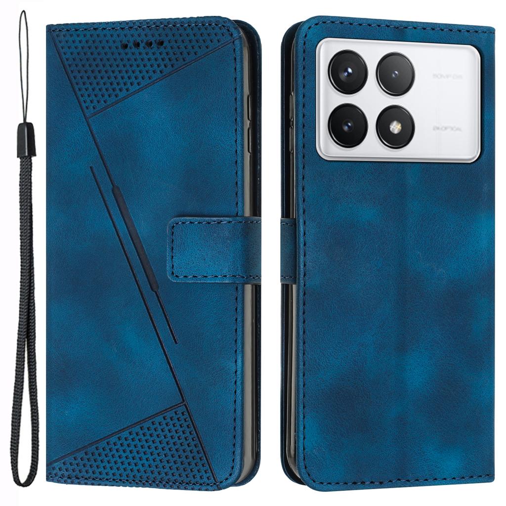 Для Xiaomi Poco F6 Pro 5G/Redmi K70 5G/K70 Pro 5G Чехол Противоударный Кожаный Чехол для Телефона Подставка Панель Кошелек