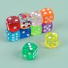 10 Color Transparent Dice Set Perfect for Kids Adults14mm Standard Game Dice 6 Sided Fun for Playing Games!