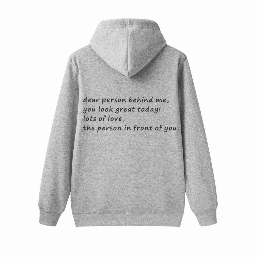 Осенняя толстовка с капюшоном «Дорогой человек позади меня», персонализированная толстовка с надписью «Be Kind Message», толстовки с капюшоном для психического здоровья, толстовки с длинными рукавами, пуловеры