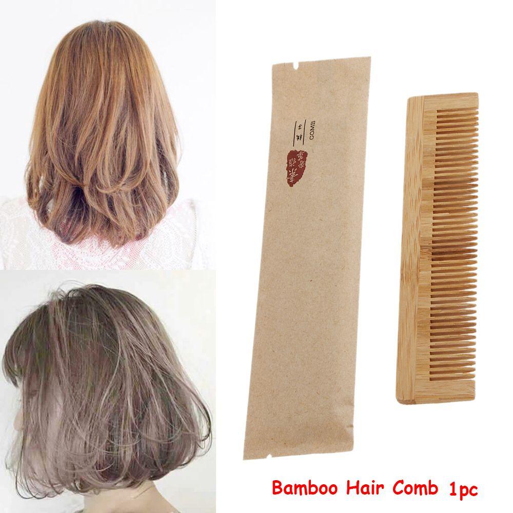 Горячая карманная прическа ручной работы парикмахерский инструмент расческа для волос бамбук