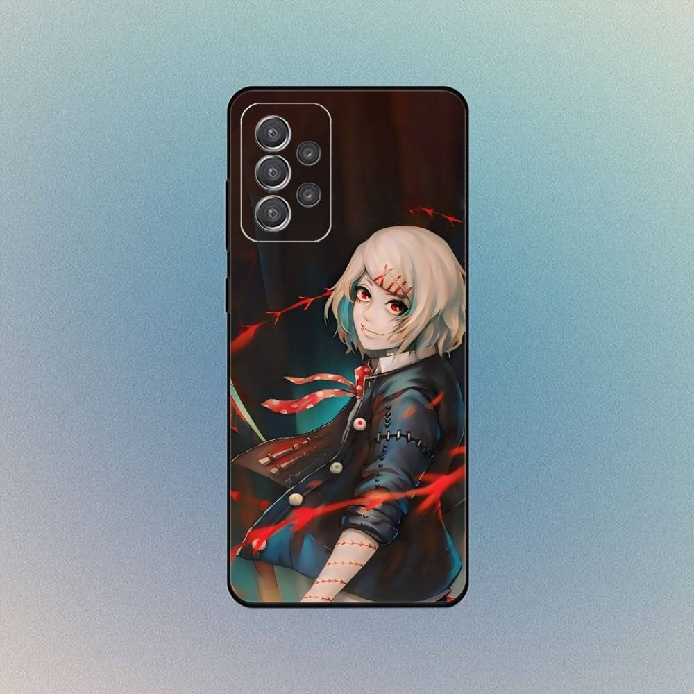 Чехол для телефона Tokyo Ghoul JUZO S-SUZUYA для Samsung S25, S24, S21, S22, S23, S30, Ultra, S20 Черный Мягкий Чехол
