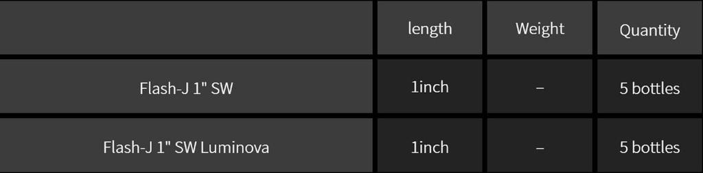 Fish Arrow Мягкая приманка Flash J SW 1 дюйм 5 шт в упаковке #L145 (3210)