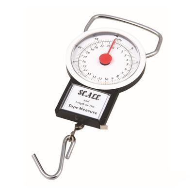 22 кг портативный рыболовный багажный крючок для взвешивания, ручные весы с рулеткой