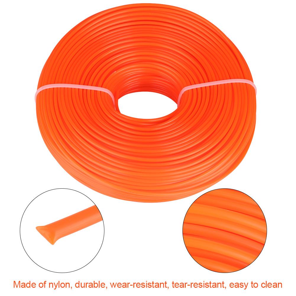 3 мм Леска для триммера Нейлоновый шнур Проволока Круглая струна Бензиновый триммер для травы 120 м