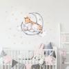 Elephant Giraffe Wall Stickers Animal Pattern Moon Child Wall Stickers for Kids Rooms Vinyl Wall Decorative