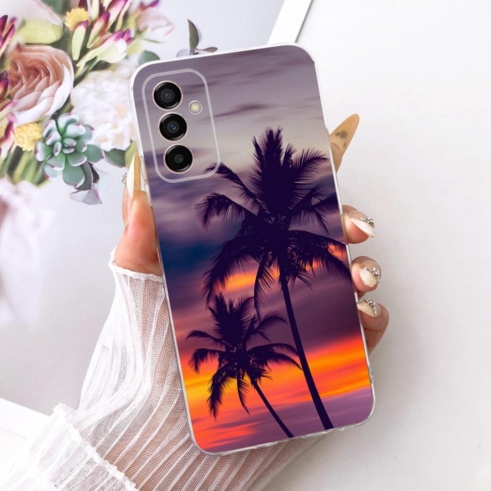 For Samsung M23 5G Case Transparent Cute Cat Fashion Butterfly Funny Painted Casing For Samsung Galaxy M23 5G SM-M236B SM-M236L