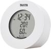 Tanita Temperature and WH Thermo-Hygrometer, Clock, Humidity, Digital, Desktop, Magnetic, White, TT-585