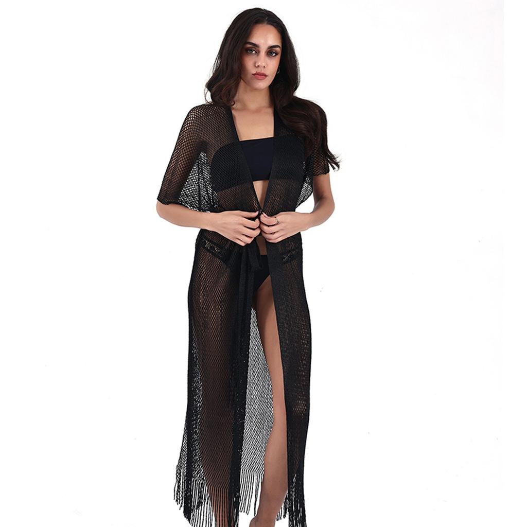 Женское модное пляжное однотонное свободное пляжное платье в стиле пэчворк с открытой спиной