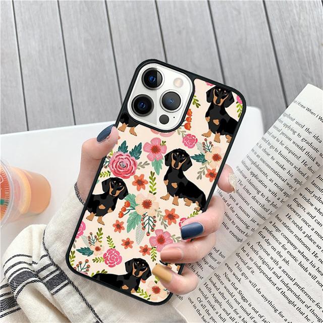 Такса Teckel Dackel Собака Чехол-Ракушка Для iPhone 17 Air 15 16 14 13 12 Pro Max 11 Pro Max Plus Чехол-Защита для Телефона
