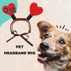 Halloween Dog Hairband Pet Cosplay Party Hair Hoop Dress-up Costume Accessories Funny Headband for Cats Dogs Parties Photoshoots Festivals