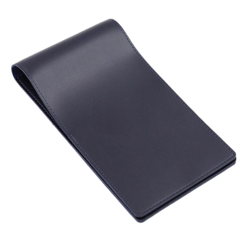 PU Leather Yardage Book Lightweight Score Notebook Golf Scorecard Holder Golf Training