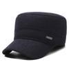 Men's Winter Middle-Aged and Elderly Woolen Flat Cap Outdoor Coldproof Thick Ear Protection Warm Cap
