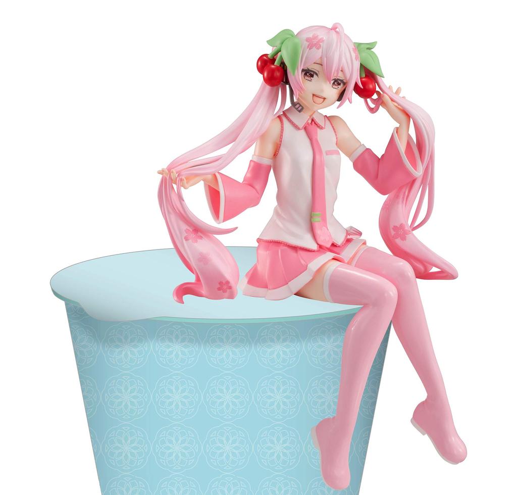 Furyu Hatsune Miku Noodle Stopper Figure Sakura Miku