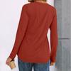 Women's Solid Color Long Sleeve Shirts Elegant Casual Tops Trendy Shirts Tops
