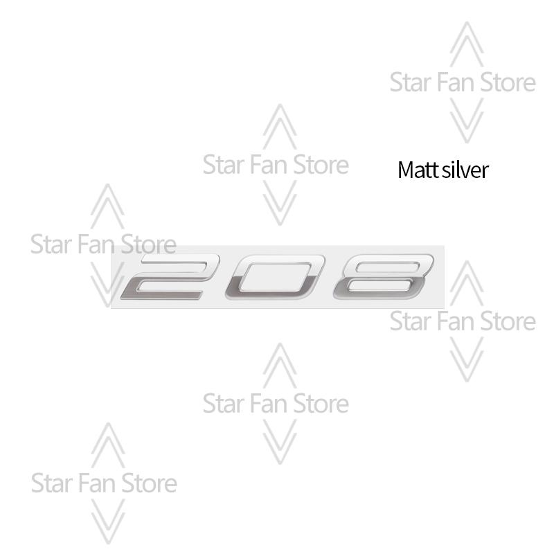 Metal For New Peugeot 308 208 508 Logo Badge 3D Stickers Fender Emblem Decal Auto Accessories Letter Decoration Car Styling