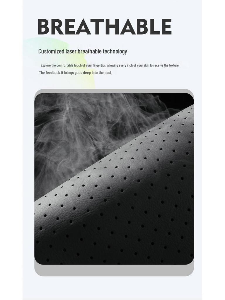 Beijing Elantra Full Leather Car Seat Cushion - All-Season, Five-Seat Model