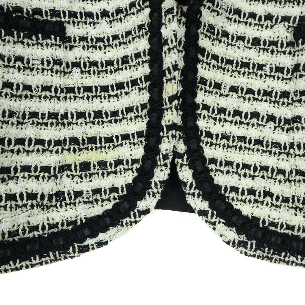 Leilian сделано в Японии Комбинезон с ручкой Длинный рукав Без цвета Твидовый жакет 9 Женский Б/У