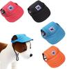 Outdoor Headdress Adjustable Chin Strap Puppy Sunbonnet Dog Visor Hats Sun Protection Baseball Cap