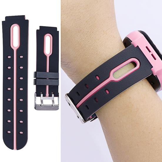 Ремешок для часов, мягкий универсальный силиконовый ремешок для умных часов 16 мм, сменный браслет для детей